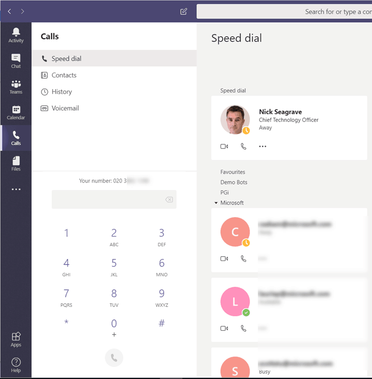 Với Microsoft Teams, bạn có thể họp trực tuyến, gọi điện và gửi tin nhắn cho người khác ở mọi lúc mọi nơi