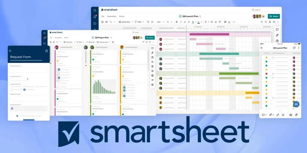 Phần mềm quản lý dự án Smartsheet