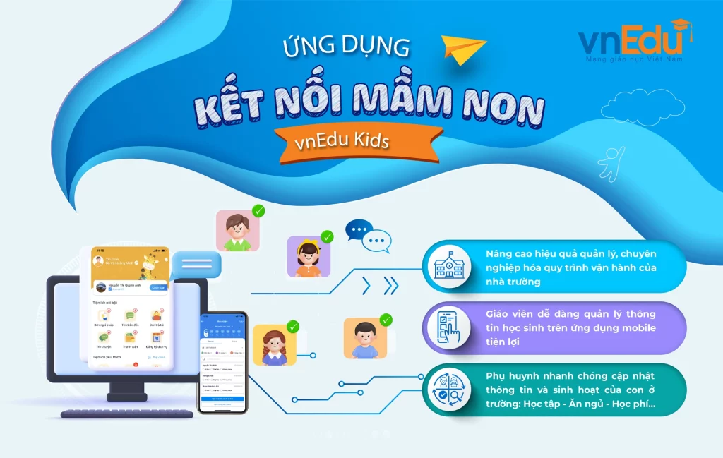 Phần mềm quản lý mầm non vnEdu Kids