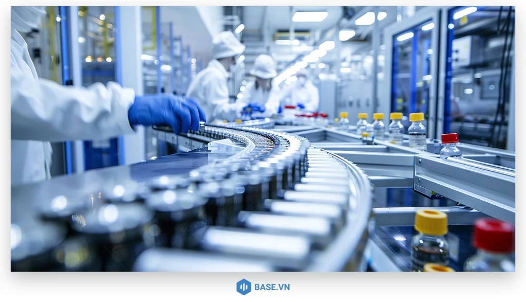 Cấu trúc và các thành phần chính của dây chuyền sản xuất