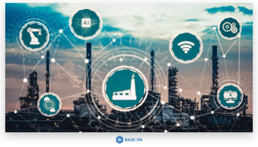 Mô hình kiến trúc nhà máy thông minh đa tầng