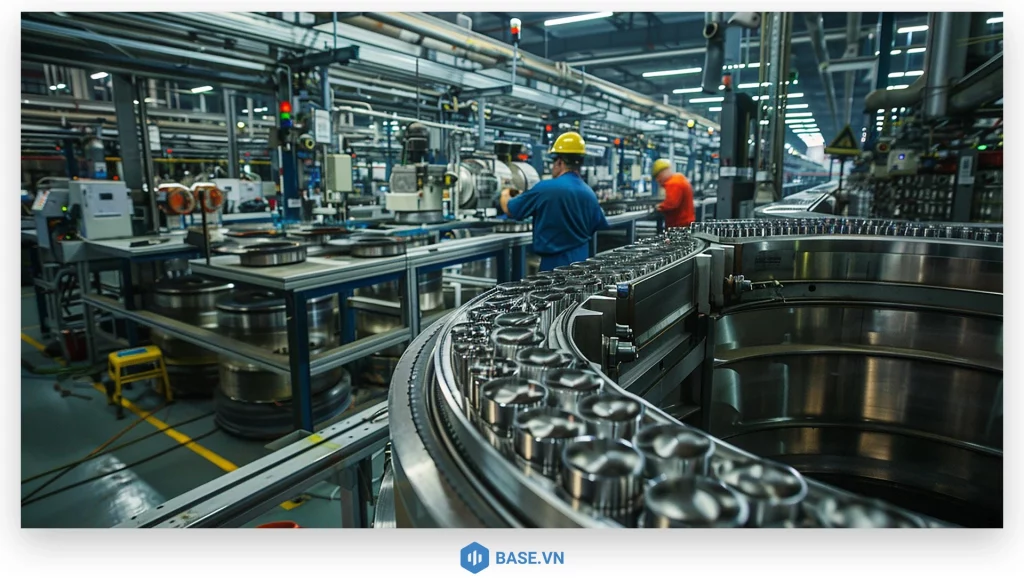 Ví dụ về các ngành, sản phẩm tiêu biểu trong sản xuất công nghiệp