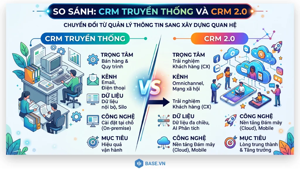 CRM 1.0 và CRM 2.0